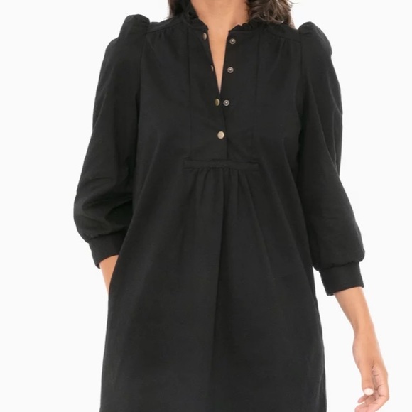 Black Claiborne Dress POMANDER PLACE - Picture 7 of 14